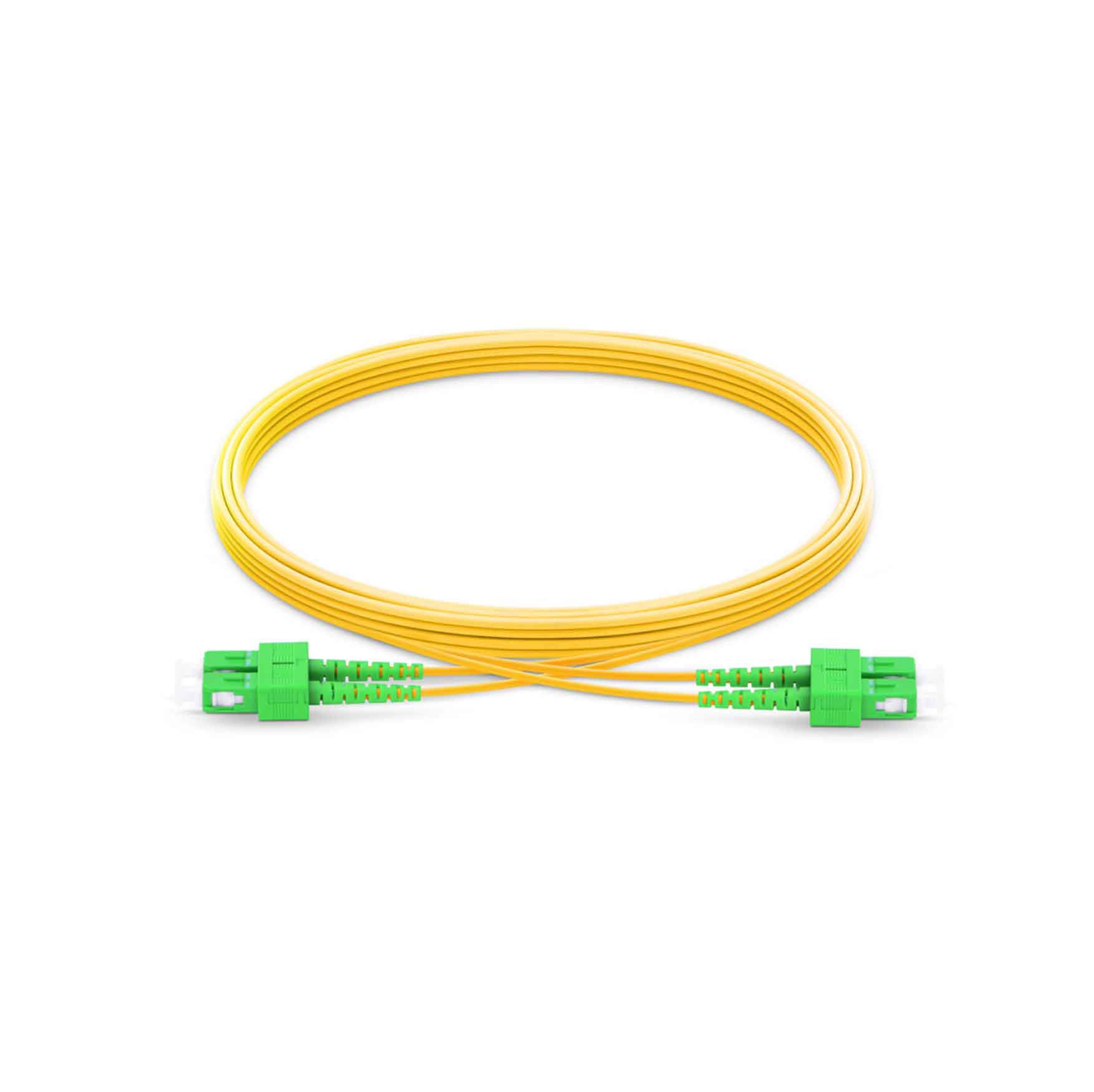 Infinique Patch Cord SC-SC APC Singlemode Duplex 1M