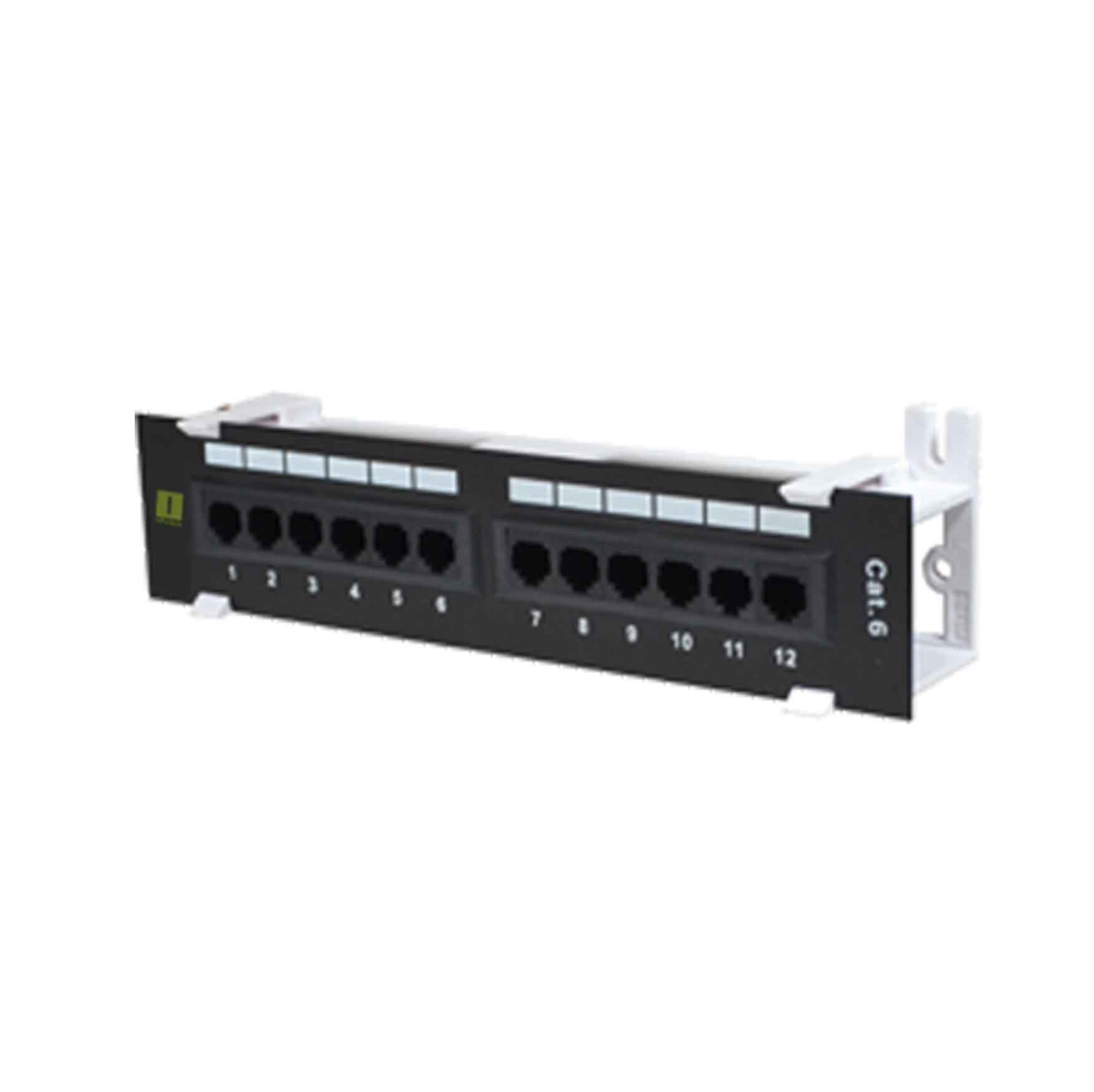 Infinique UTP Unloaded Patch Panel, 12 Ports